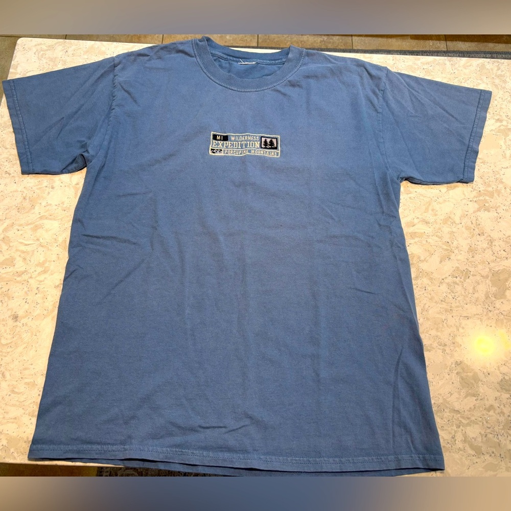 ★ MI Wilderness Expedition | Porcupine Mountains Embroidered T-Shirt